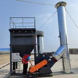 No more troubles from dust? Super dust collector and activated carbon adsorption equipment make the air in the factory workshop fresh